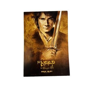 The Hobbit Movie Poster Original  IMAX Limited Edition 4 Posters LOTR Tolkien